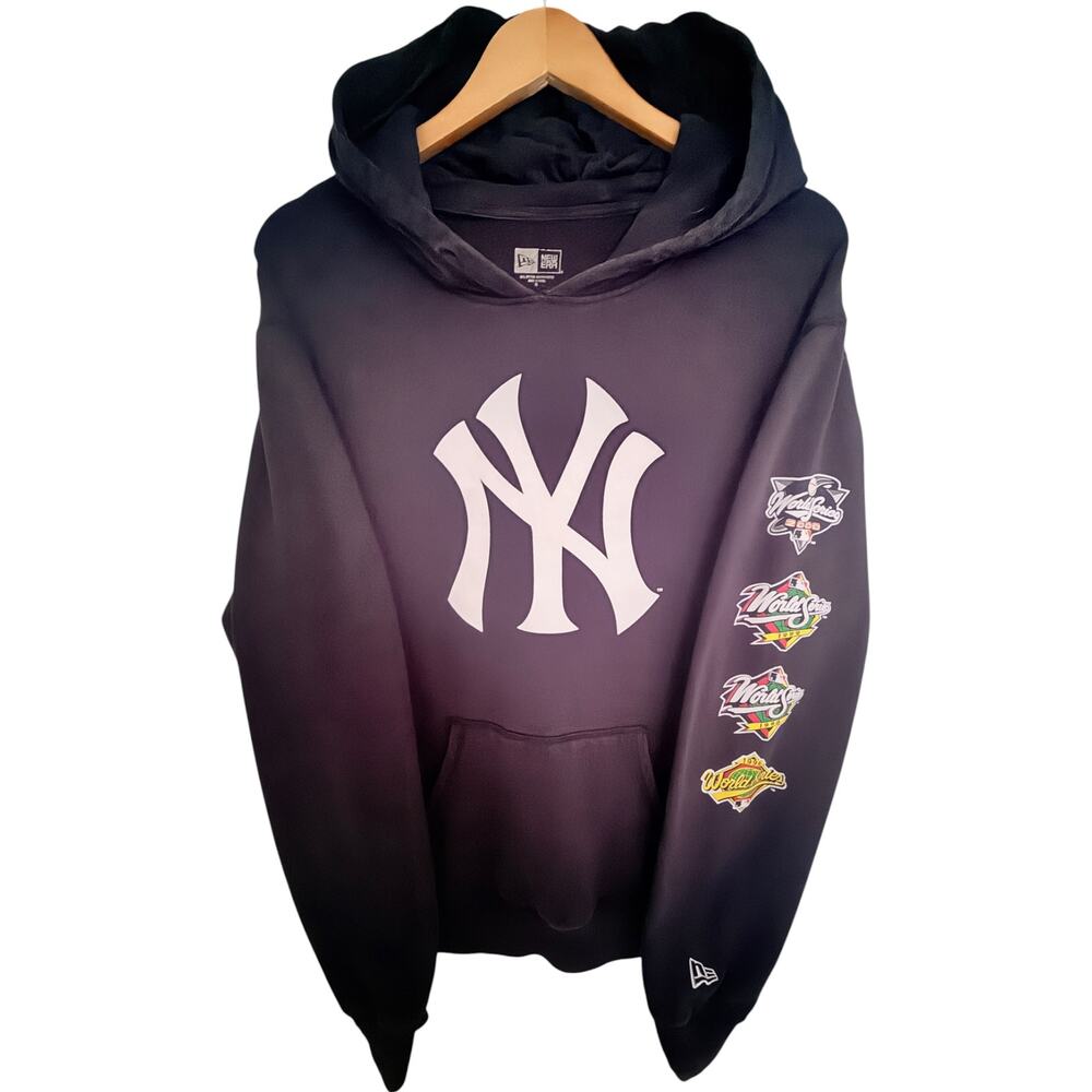 New Era Men's Extra Large Navy Blue Hood Graphic Hooded Hoodie